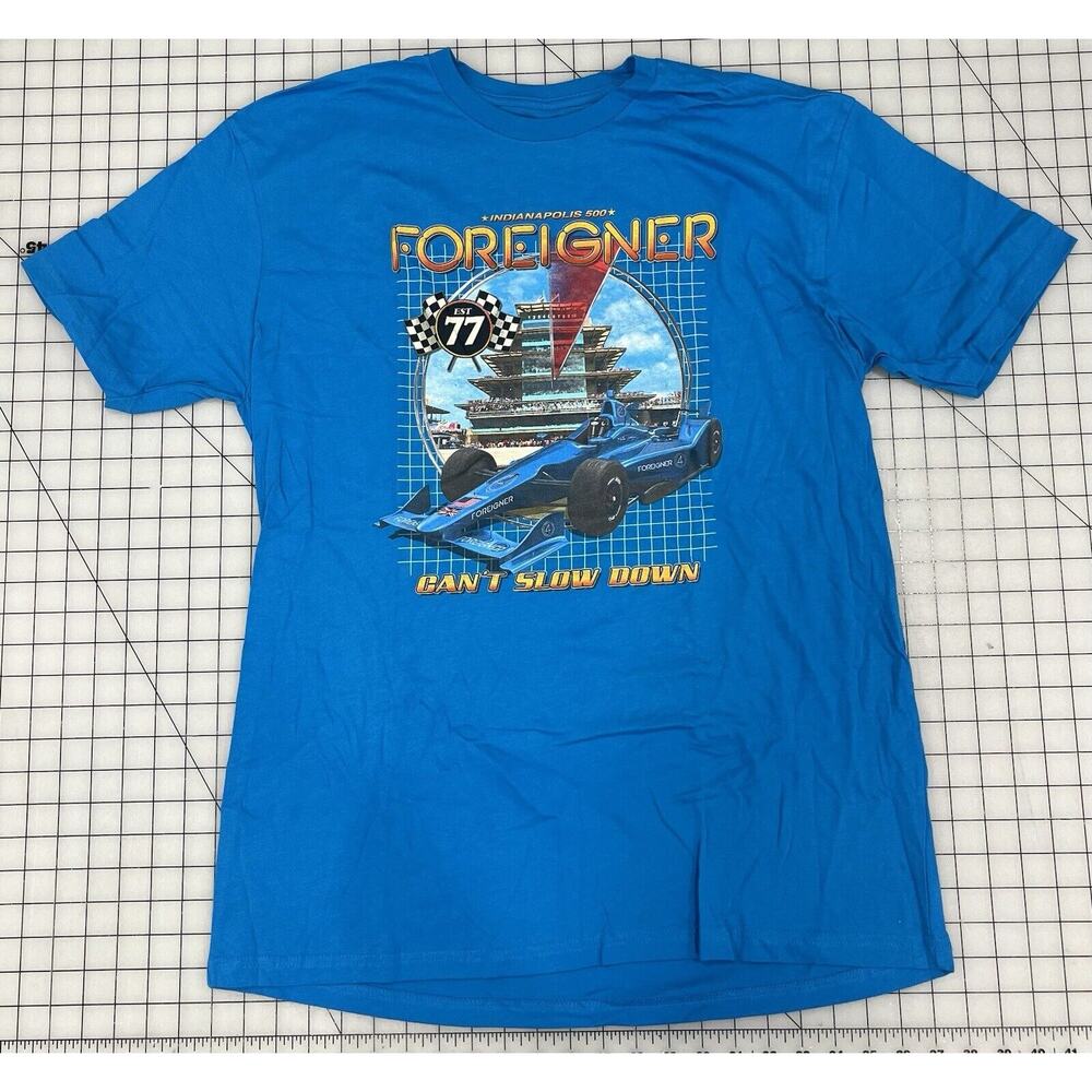 The Thread Shop T Shirt XL Indianapolis 500 Picture Foreigner Carb Day 2019 R9